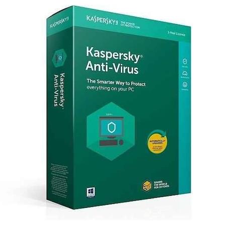 Kaspersky Anti Virus 2019 1 Pc 1 Y l Blue Yaz l m